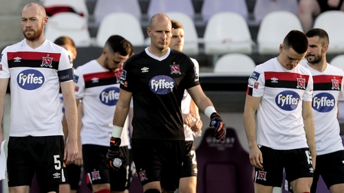 Chris Shields, left, and Gary Rogers of Dundalk