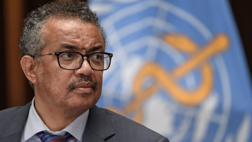 World Health Organization Director-General Tedros Adhanom Ghebreyesus (file pic)