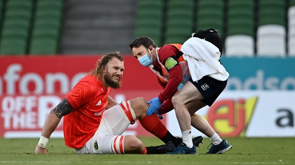 Snyman came off after seven minutes