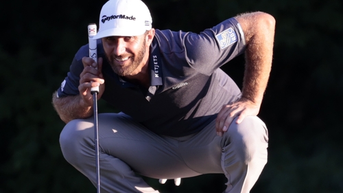 Dustin Johnson carded a third-round 64