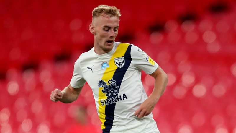 Mark Sykes in action for Oxford United