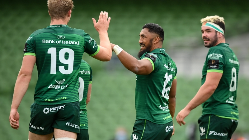 Bundee Aki scored on his 100th cap