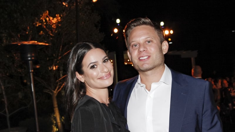 Lea Michele and her husband Zandy Reich
