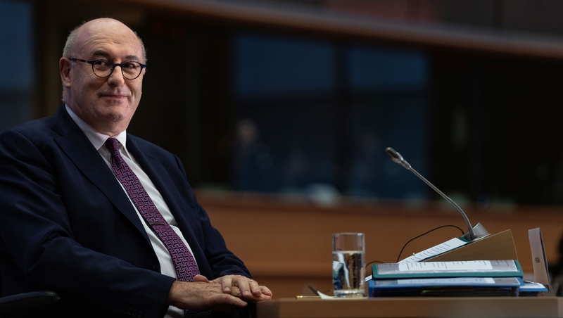 Ireland's EU Commissioner Phil Hogan who attended the Oireachtas Golf Society dinner (and won a George Foreman grill on the night)