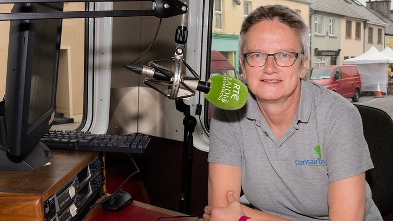 Aine Hensey in better times in the R na G Rodai (roadcaster) at the Willie Clancy Summer School (photo Ben Taylor 2019)