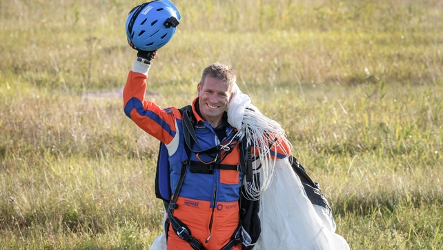 Mr Domjan said: 'This is something that is changing the future for this sport for sky divers'