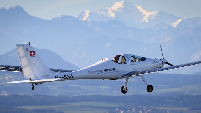 It soared to a height of 1,520 metres (5,000ft) over western Switzerland