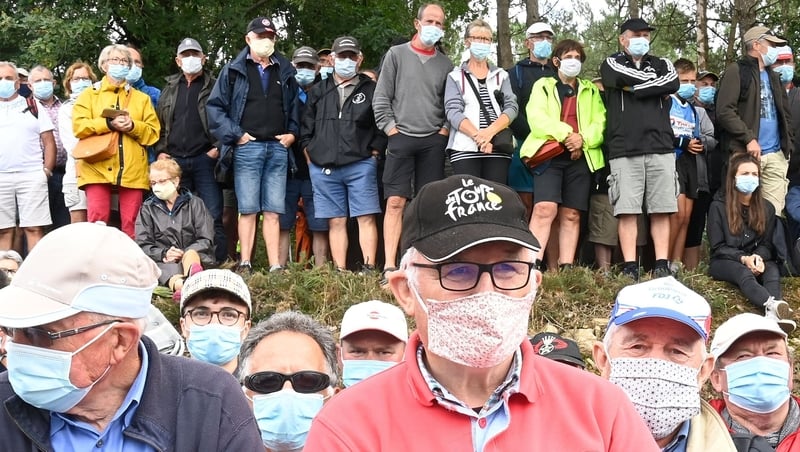 Fans at the Tour de France will be encouraged to wear masks and won't be able to get up close and personal with the competitors