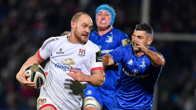 Matt Faddes of Ulster in action against Leinster last December