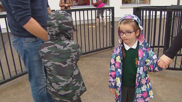 Among those starting were five year olds Éabha Ní Fhátharta agus Joey Ó Fátharta
