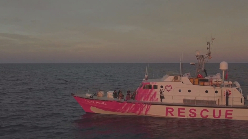 The vessel saved 89 people from a rubber boat on Tuesday in the Mediterranean