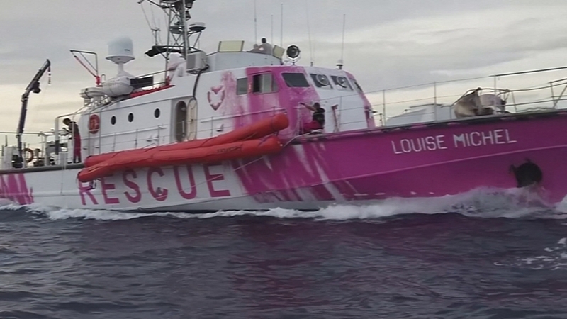 The MV Louise Michel sent out an urgent cry for help earlier today
