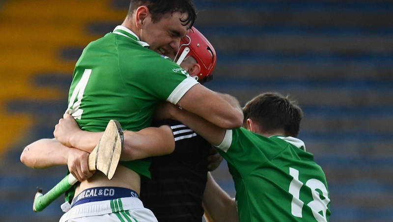 Fintan Purcell, Eoin Collins and John Campion celebrate