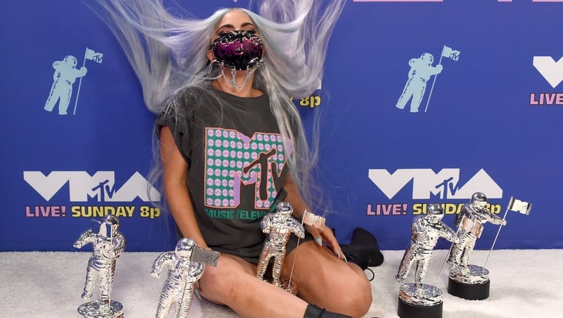 Lady Gaga won the first ever Tricon Award at the VMAs
