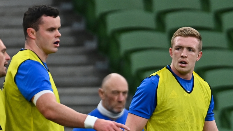 Dan Leavy (r) and James Ryan are close to a return