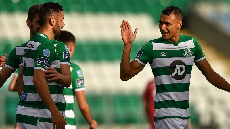 Danny Lafferty (l) helped himself to a brace