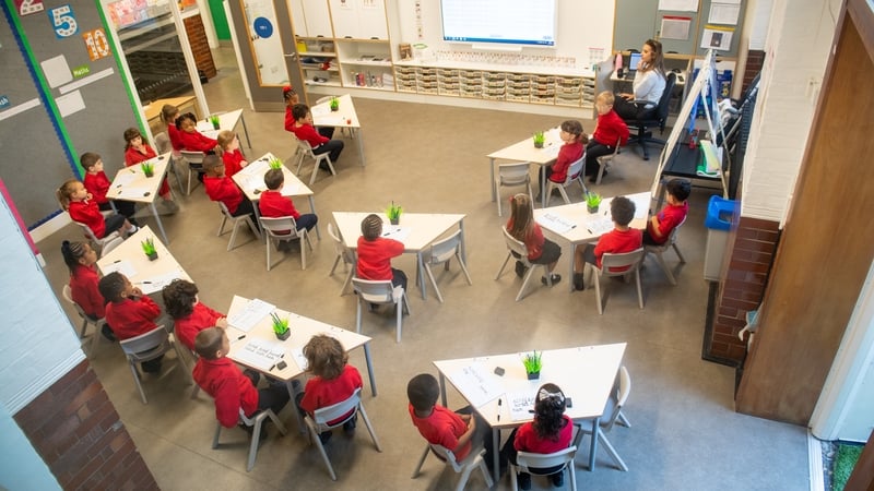 "Over half of the surveyed children in Ireland said they had less school-work than before the lockdown"