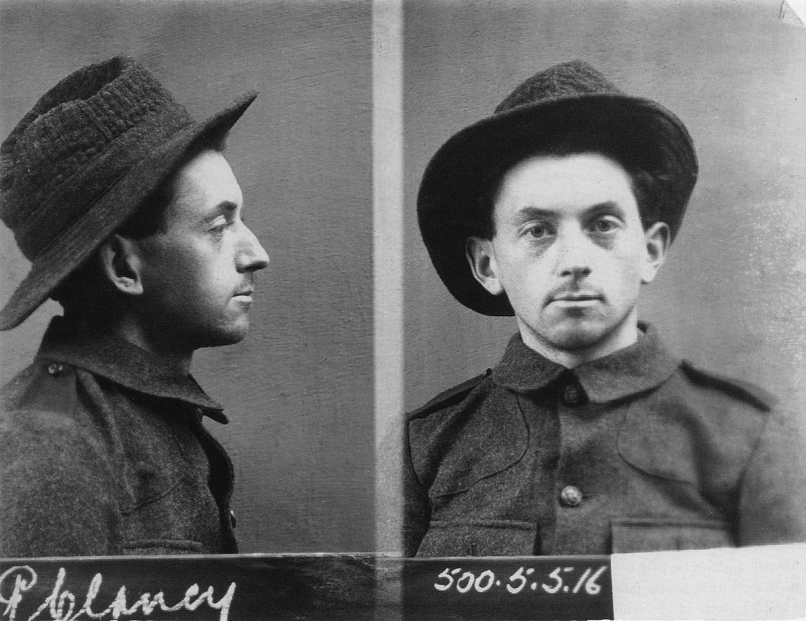 Peadar Clancy, shown here in 1916. He and Dick McKee were killed in Dublin Castle, allegedly while trying to escape. Image courtesy of  Kilmainham Gaol Museum/OPW 17PO-1A22-20