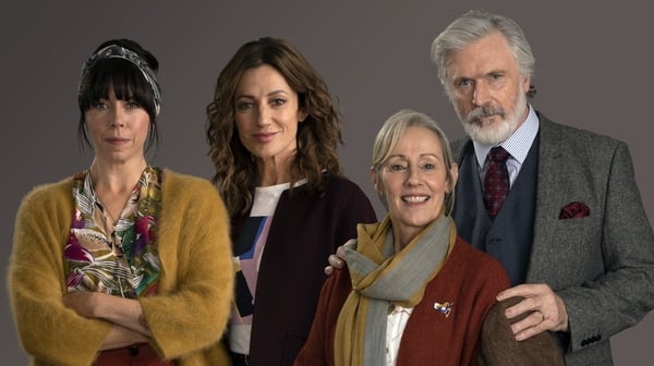 The South Westerlies airs at 9.30pm, Sundays on RTÉ One. Left to right: Eileen Walsh. Orla Brady, Ger Ryan, Patrick Bergin