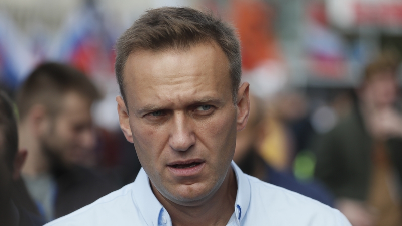 Russian opposition leader Alexei Navalny remains in a coma