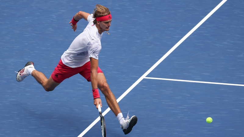 Alexander Zverev overcame Brandon Nakashima