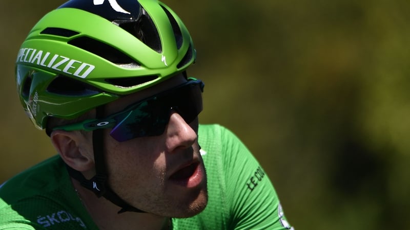 Sam Bennett retained the green jersey