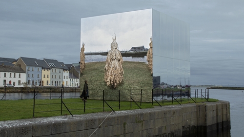 One of the main attractions is a commission by the artist John Gerrard, entitled 'Mirror Pavilion'