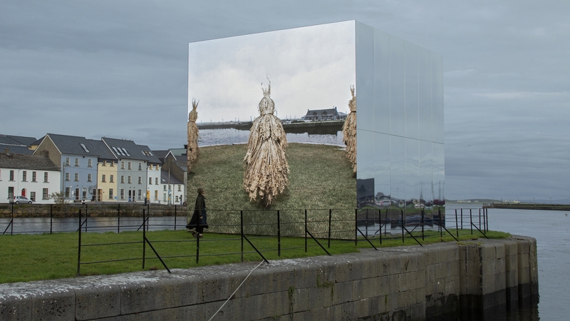 One of the main attractions is a commission by the artist John Gerrard, entitled 'Mirror Pavilion'
