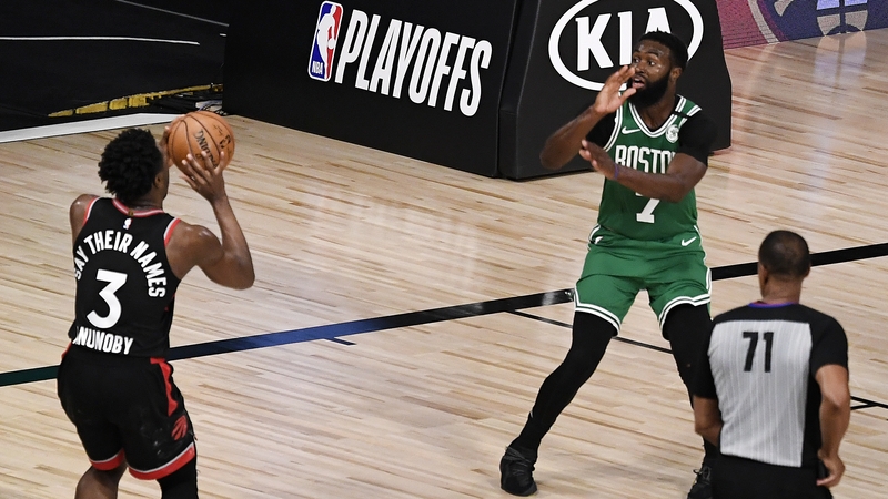 OG Anunoby shoots the winning basket