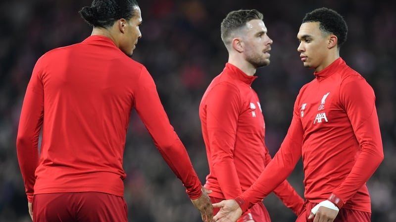 Virgil van Dijk, Jordan Henderson and Trent Alexander-Arnold
