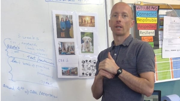 Domo Kajic at Scoil Mhuire Secondary School in Trim