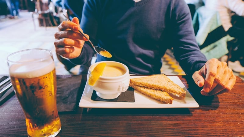 It would mean that these pubs and restaurants could only serve customers if they have outdoor areas or offer a take-away service