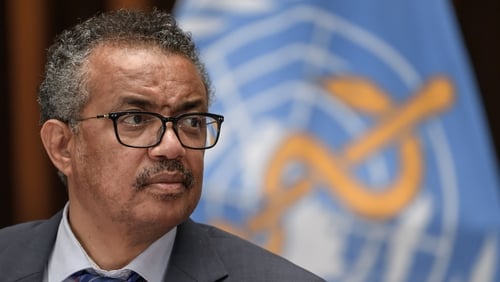 WHO Director General Tedros Adhanom Ghebreyesus