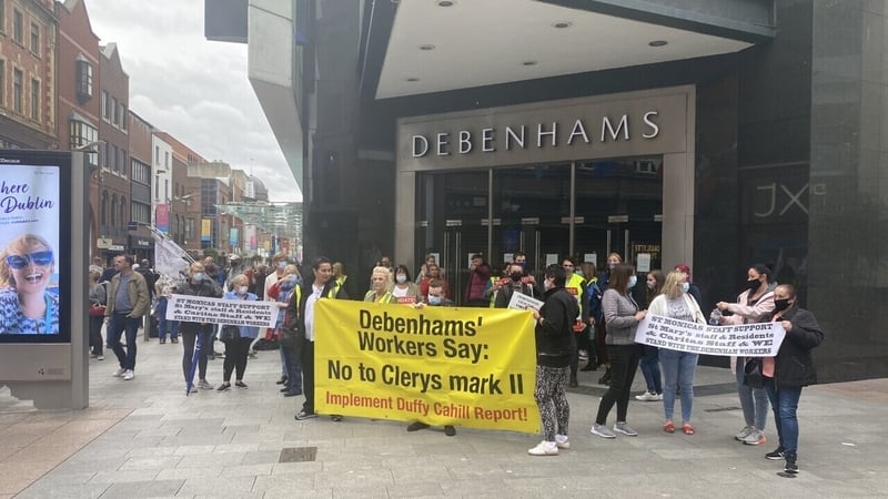 Debenhams are calling for what they say is a fair redundancy settlement from their employer