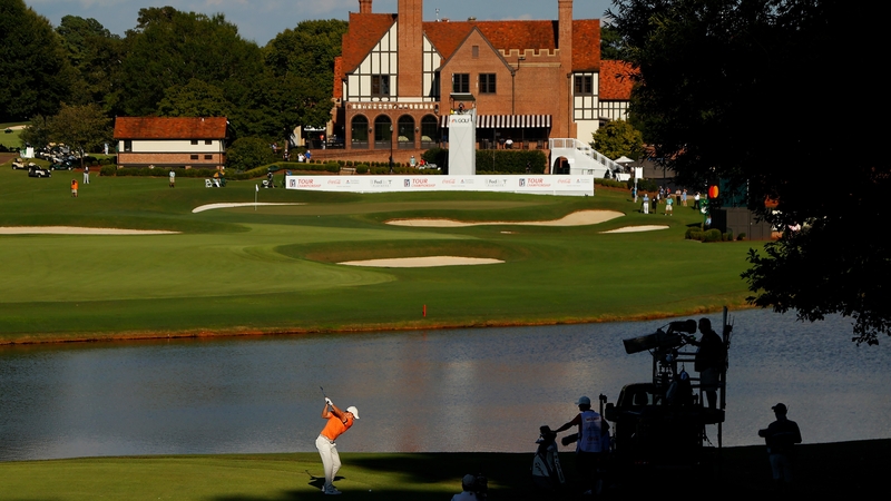 McIlroy was left frustrated at the par-five 18th