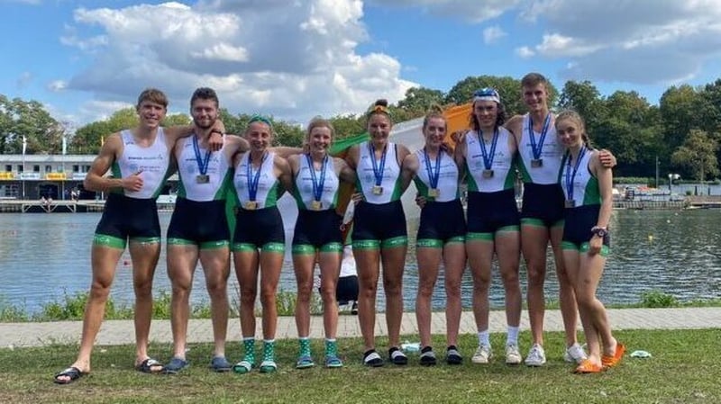 The Ireland team which secured fiver medals this weekend