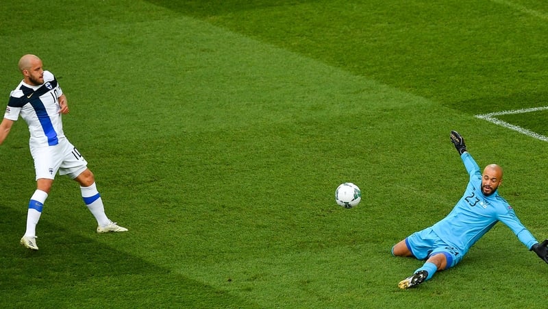 Randolph made some good saves throughout