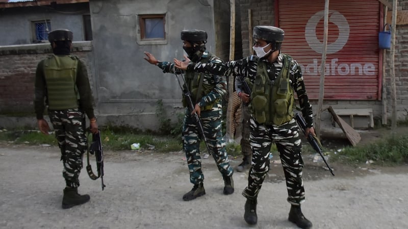 China and India, who fought a border war in 1962, blame each other for the increased tension (file image)