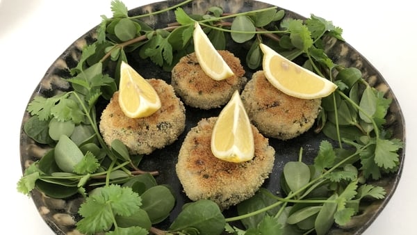 There are so many sauces and salads that will be good with the crisp cooked cakes.