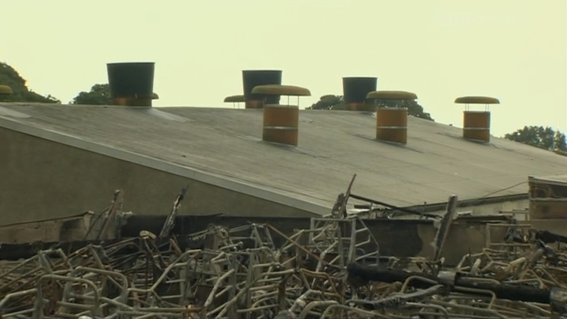 Four fire appliances attended the scene in Kilkeel last night