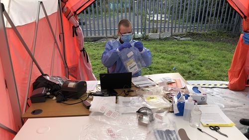 Testing for Covid-19 is under way at a facility on Mulgrave Street in Limerick