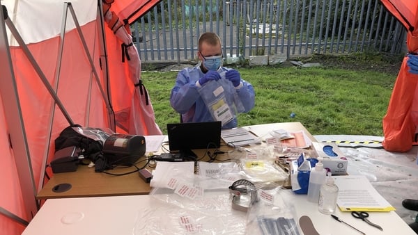 Testing for Covid-19 is under way at a facility on Mulgrave Street in Limerick