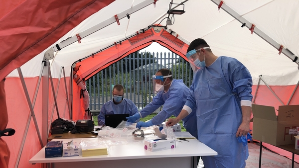 Covid testing has also begun at the St Joseph's campus on Mulgrave Street in Limerick