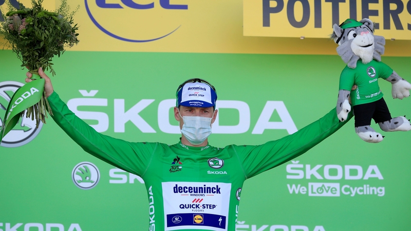 Sam Bennett: "Second is still a strong result in these conditions."