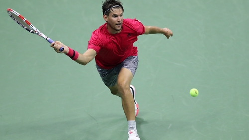 Dominic Thiem hammered down 11 aces in his victory