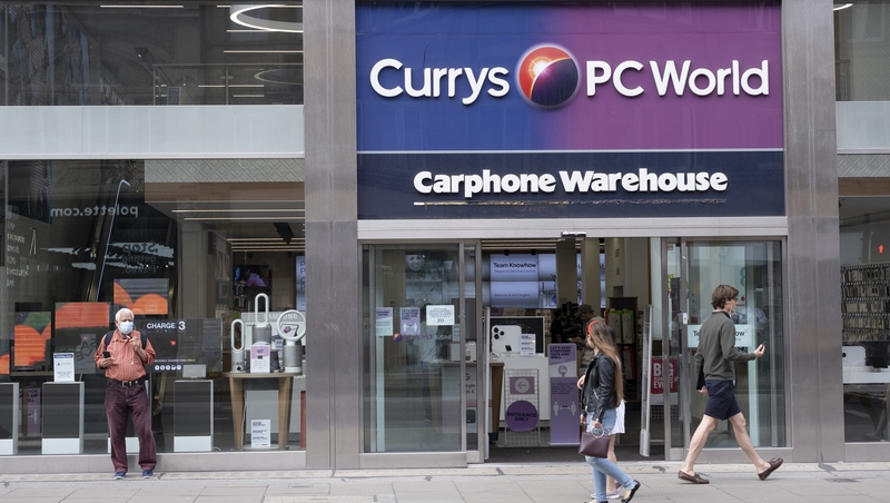 Total revenue from Dixons Carphone's UK and Ireland mobile phone division fell 56% in the 17 weeks to August 29