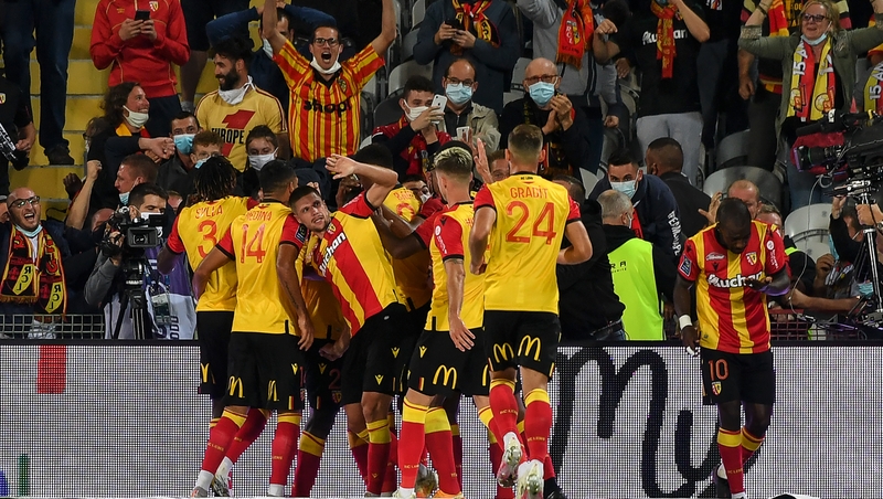 Ignatius Ganago's goal gave newly promoted Lens a crucial win