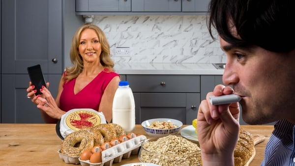 HBAN's Niamh Sterling and Aonghus Shortt, the CEO and co-founder of FoodMarble