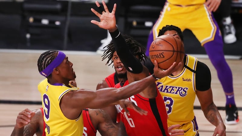 Rajon Rondo made a significant impact from the bench for the Lakers