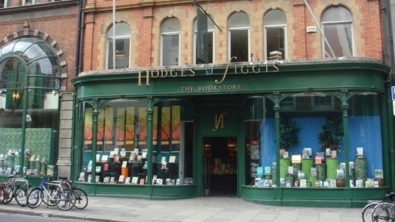 The Hodges Figgis bookshop on Dawson Street in Dublin city centre